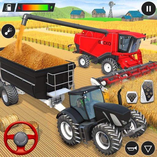 Tractor Driving Farming Sim 3D icon