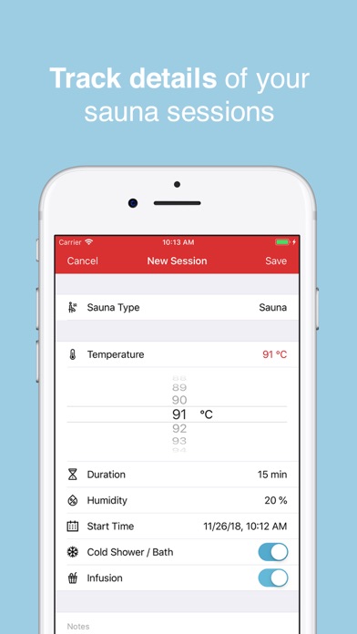 HotLog - Sauna Session Trackerのおすすめ画像3