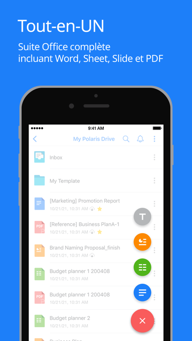 Screenshot #1 pour Polaris Office - PDF & Docs