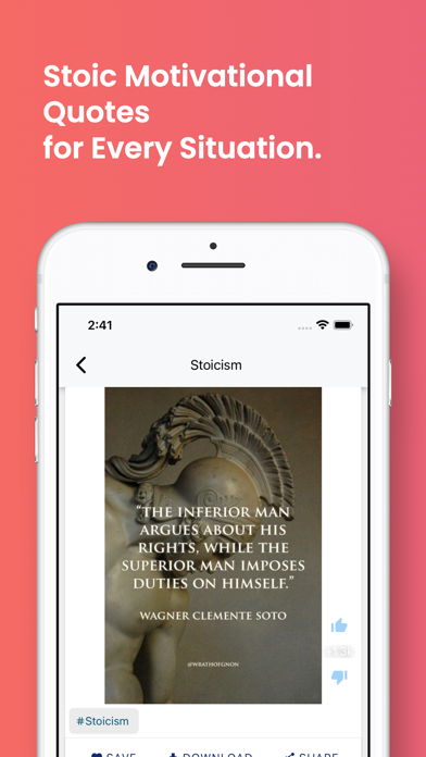 Stoic Quotes -Daily Motivation Screenshot