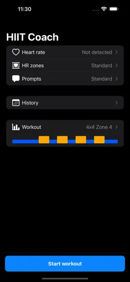 Game screenshot HIIT Coach hack
