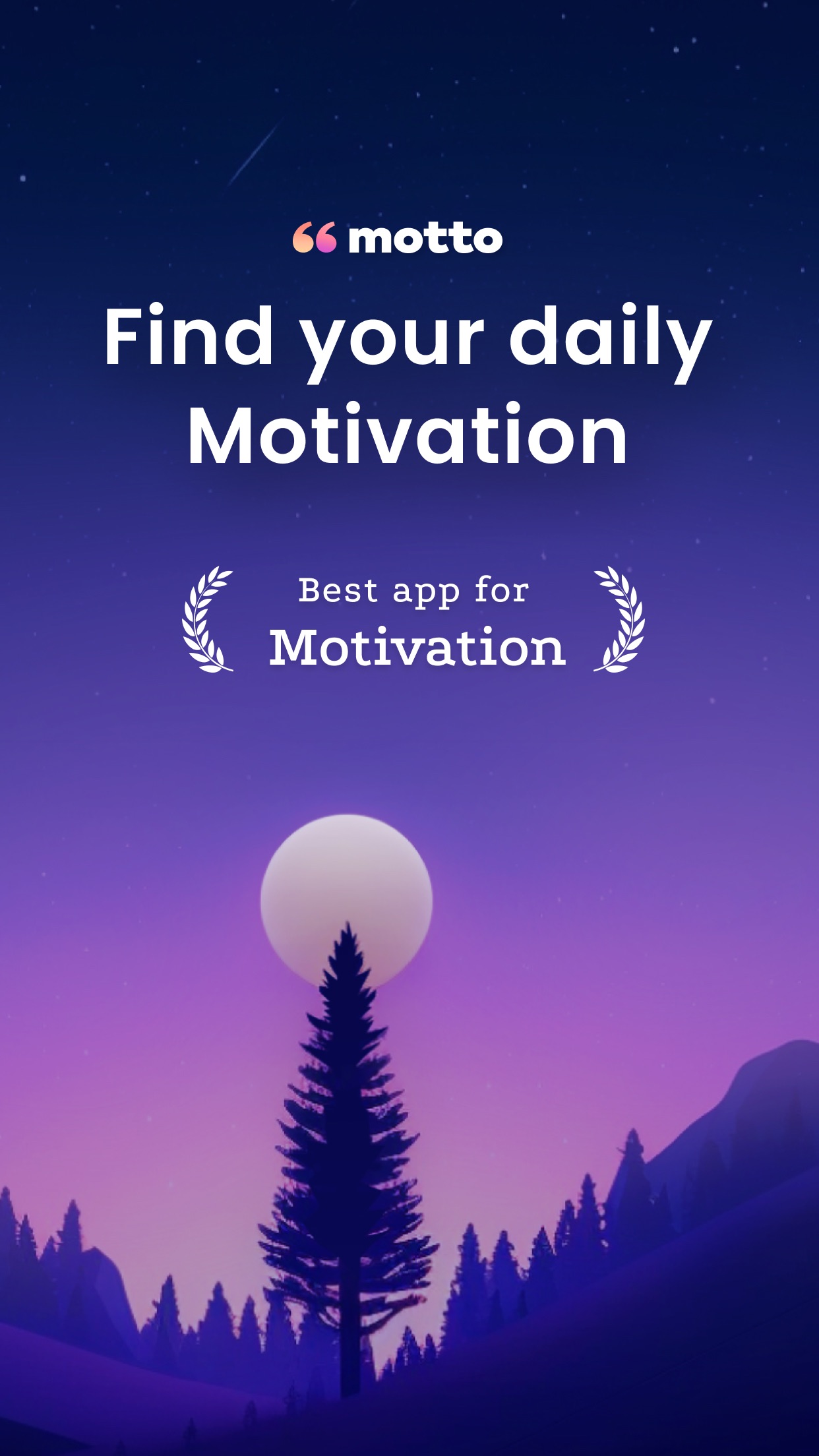 Screenshot do app Motivation Daily Quotes: Motto