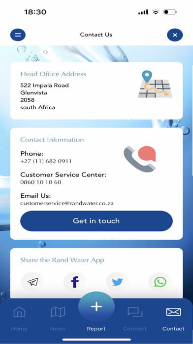 Rand Water – Save Water App Screenshot
