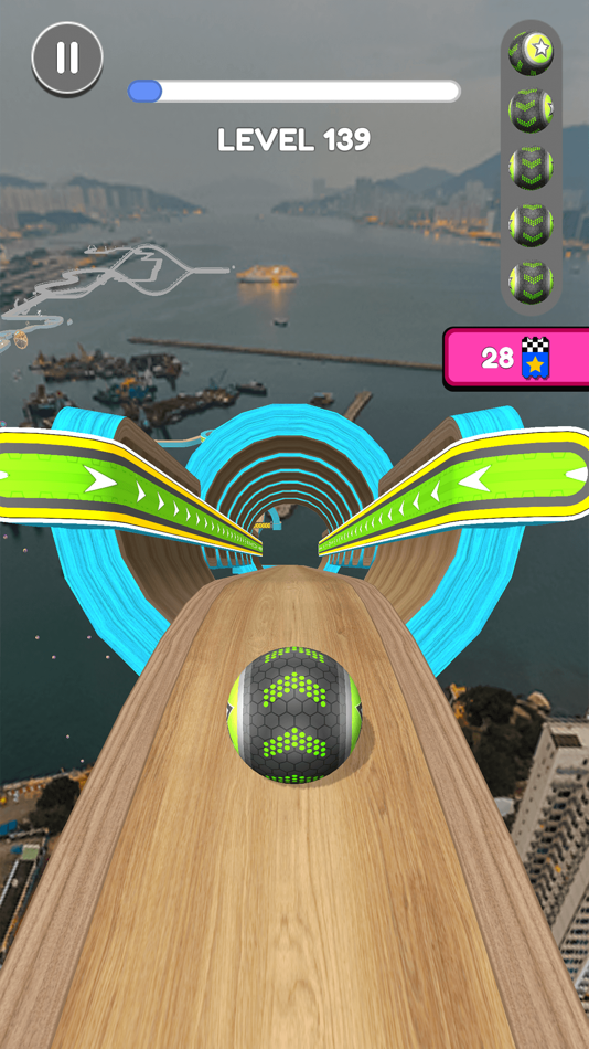 #1. Going Balls (iOS) By: SUPERSONIC STUDIOS LTD