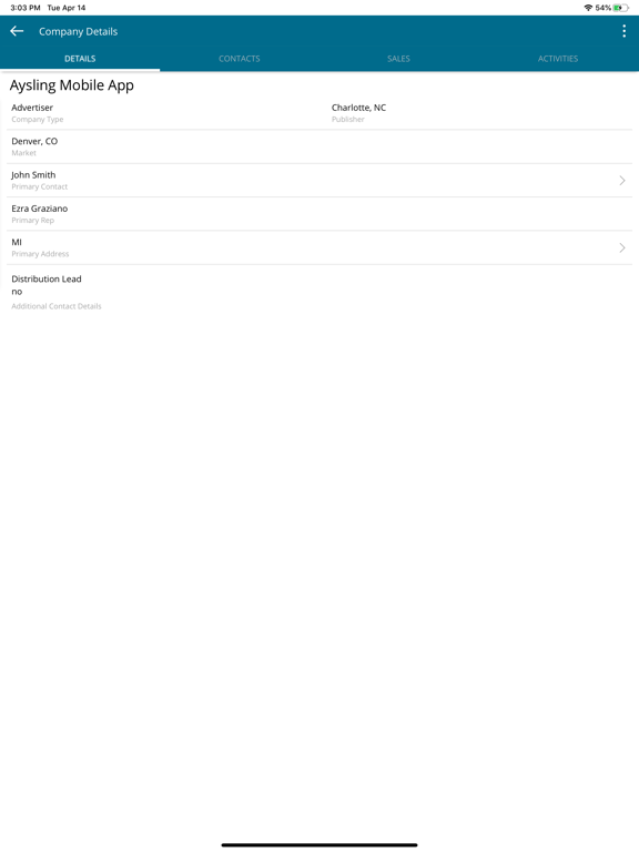 Ad Orbit iPad screenshot 4 - Business app