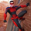 Amazing spider flying hero 3D icon