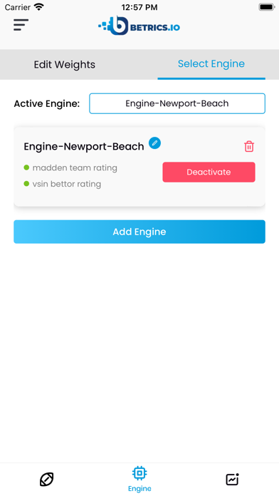 Betrics-Betting Analytics Screenshot