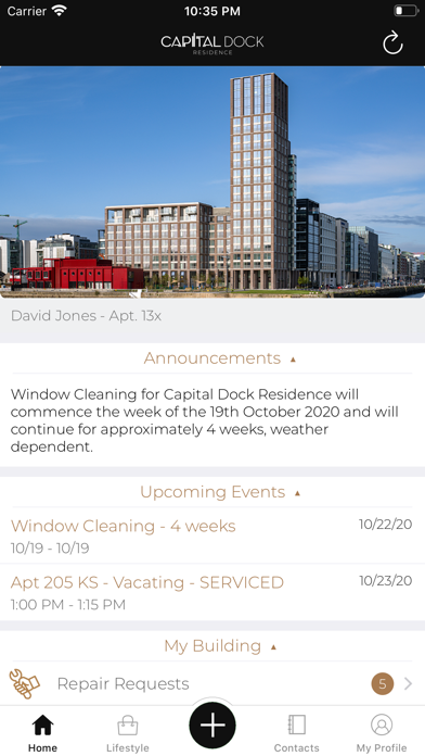 Screenshot #2 pour Capital Dock Residence App