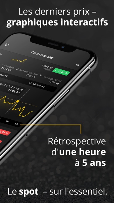 Screenshot #2 pour Prix or & métaux précieux