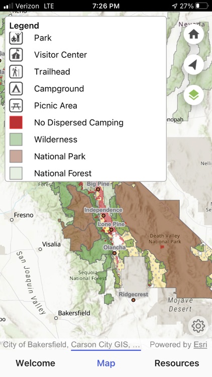 Eastern Sierra Camping