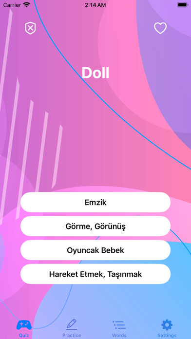 Turkish via English: TenMinute Screenshot