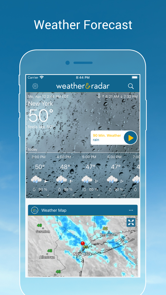 #1. Weather & Radar USA Pro (iOS) 由: WetterOnline - Meteorologische Dienstleistungen GmbH