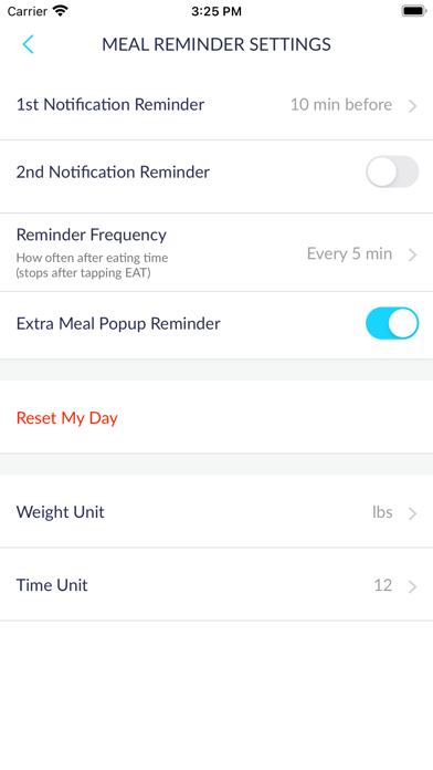 EatWise - Meal Reminder Screenshot