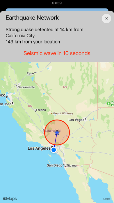 Earthquake Network Screenshot