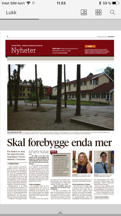 Vennesla Tidende eAvis