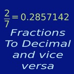 Download Fractions/Decimals/Fractions app