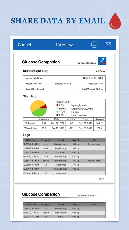 Glucose Companion Pro screenshot 5 of 5
