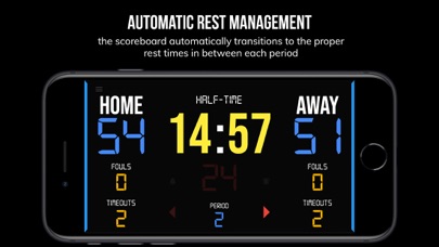 BT Basketball Scoreboard screenshot1