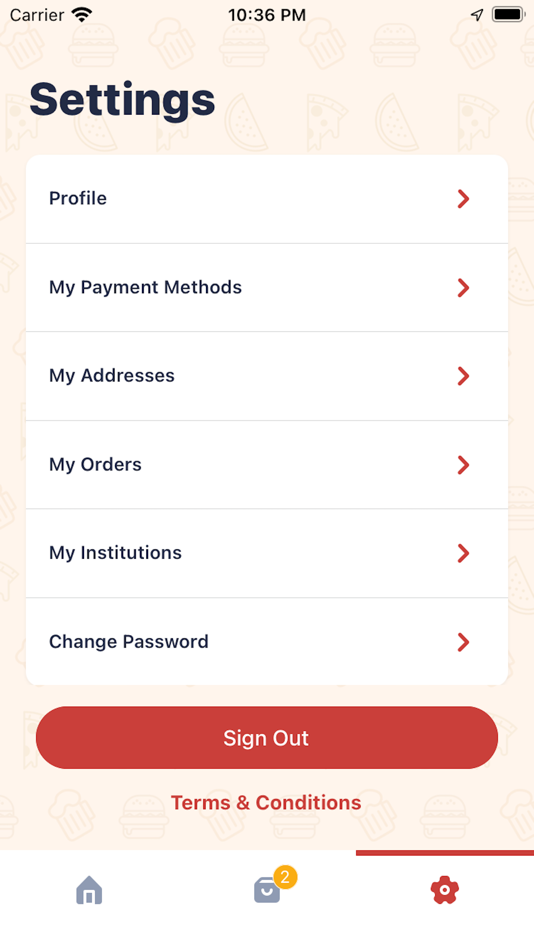 #6. Student Orders (iOS) Podle: STUDENTS' UNION MANAGEMENT SYSTEM LTD