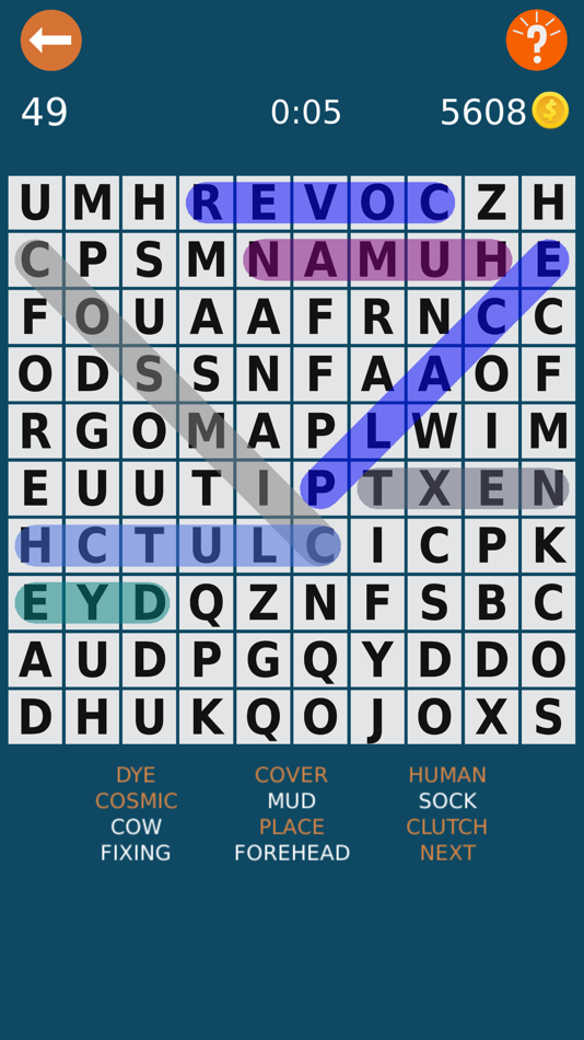 #1. Word Search Word Puzzle (iOS) By: Beata Skubala