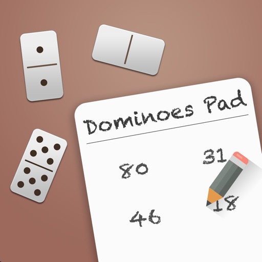 Dominoes Pad & Scorecard