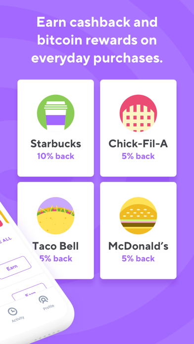 Lolli: Earn Cashback & Bitcoin Screenshot