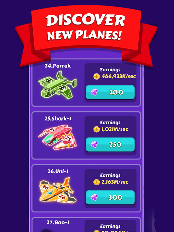 Screenshot #6 pour Merge Planes Neon Game