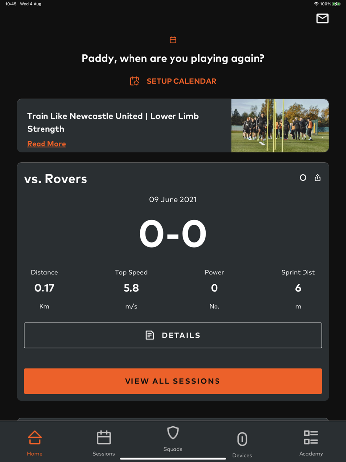 Catapult One Sports Training