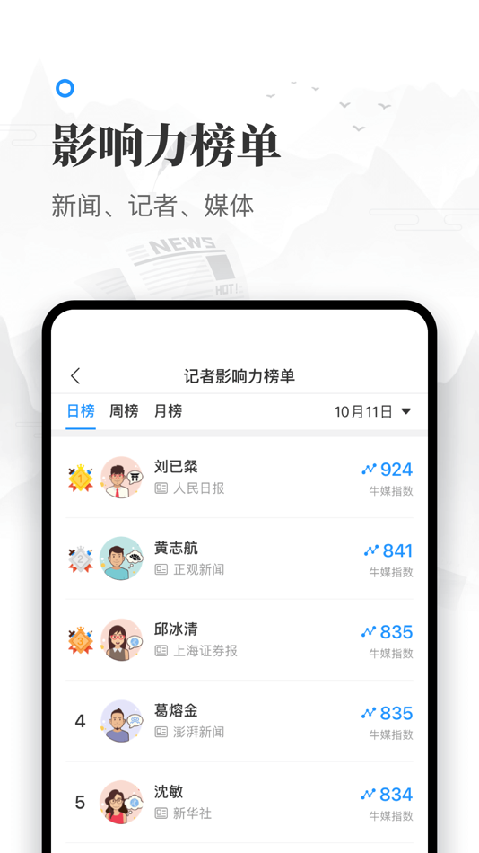 #2. 牛媒数据 - 找记者,上牛媒 (iOS) 由: 闻客信息(深圳)有限公司