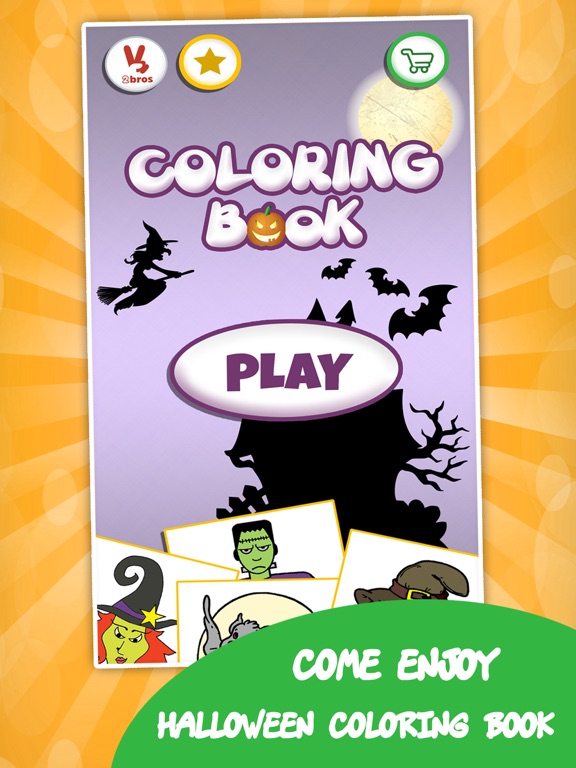 Coloring book : Draw Halloween iPad screenshot 5 - Games app
