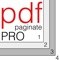Add page numbers to pdf files