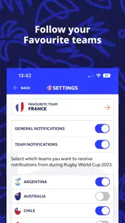 rugby world cup 2023 iphone screenshot 4
