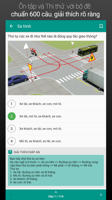 Thi bằng lái ô tô, xe máy Screenshot