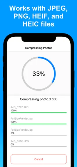 Game screenshot Compress Photos & Pictures hack