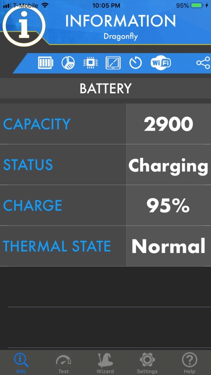 Amperes 4- battery charge info screenshot-0