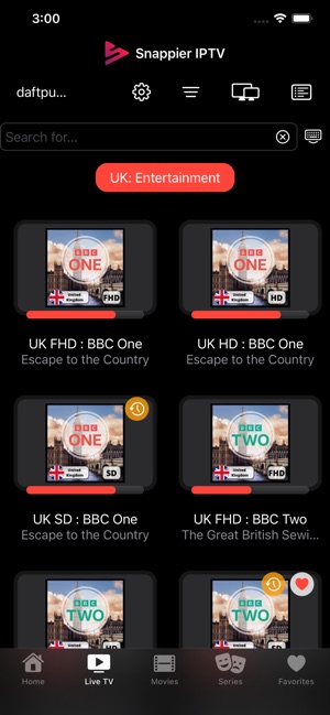 Snappier IPTV on the App Store