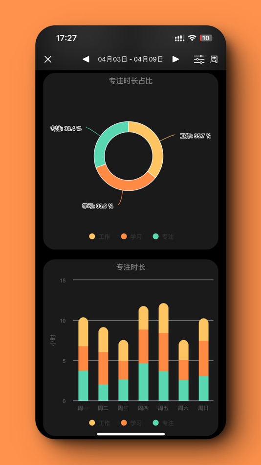 #4. 星垂专注 - 极简番茄钟·自律学习计时器 (iOS) di: 剑锋 卢