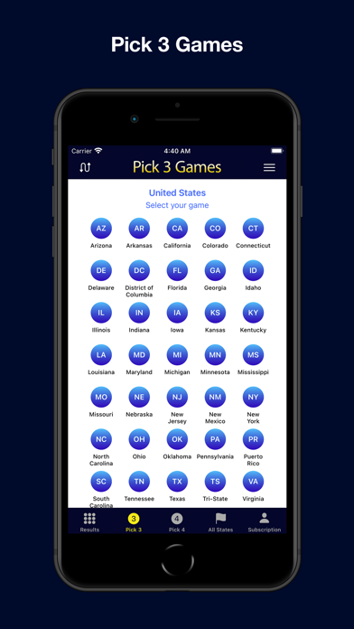 Pick 3 Pro - Lottery App Screenshot