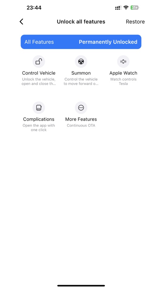 #5. TSLA Keyfob - for Watch, Phone (iOS) 由: 治明 黄