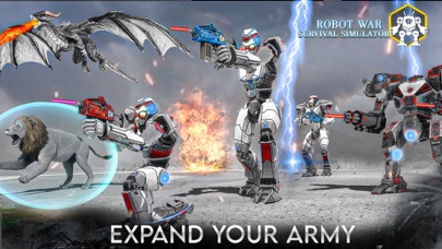 ロボット戦争サバイバルシミュレーター - ロボットゲームのおすすめ画像9