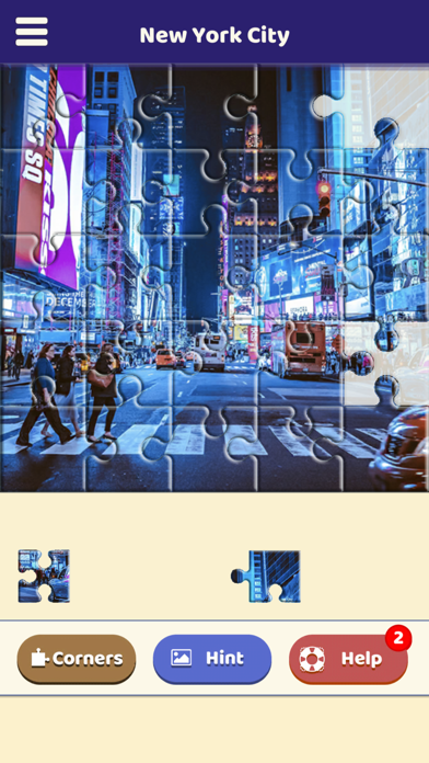 New York City Puzzle Screenshot