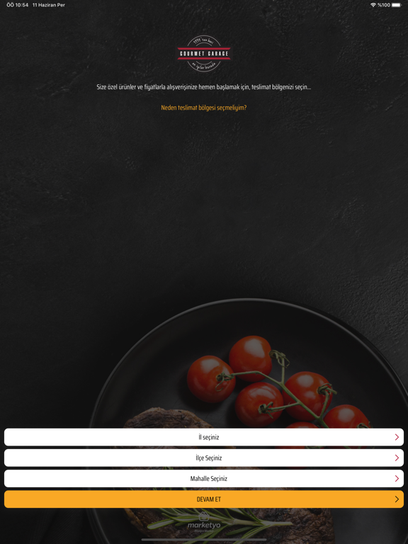 Gourmet Garage iPad screenshot 1 - Shopping app