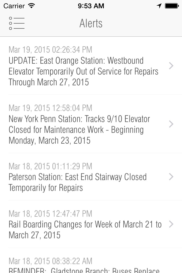 New Jersey Rail - Departures screenshot 4