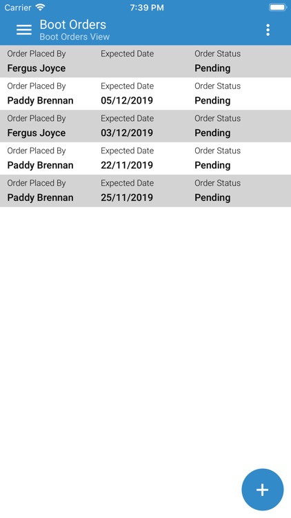 PEIResmed Boot Orders