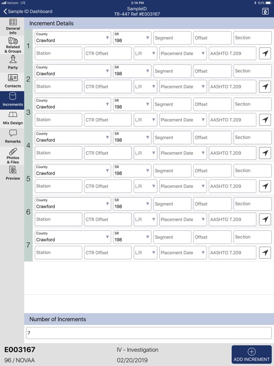 PennDOT - Sample ID screenshot-4
