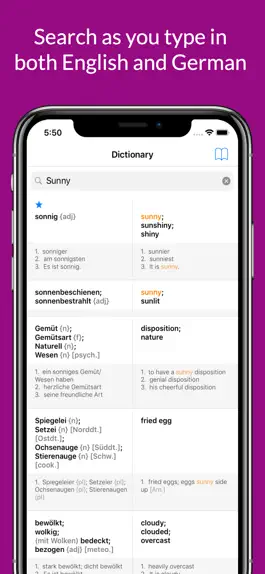 Game screenshot English German Dictionary. mod apk