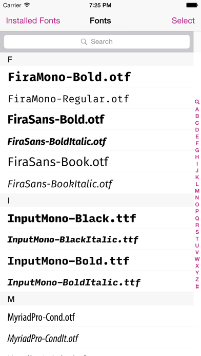 FondFont: Install System Fonts