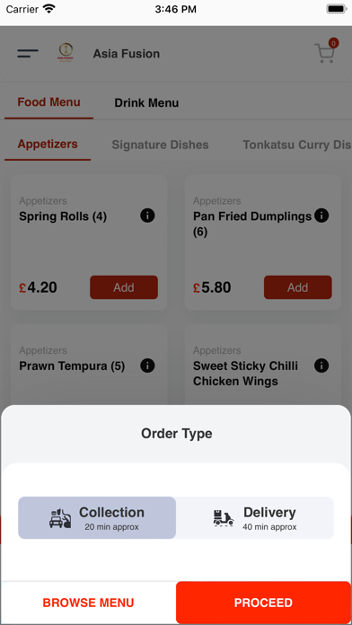 Asia fusion street food Screenshot