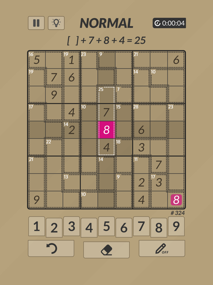 Killer Sudoku  X