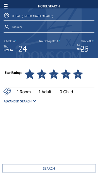 24x7Rooms.com Screenshot